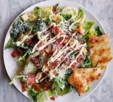 how many calories in caesar salad