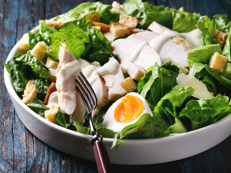 low calorie caesar salad