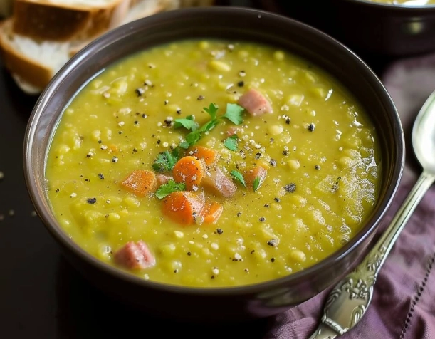 split pea soup calories