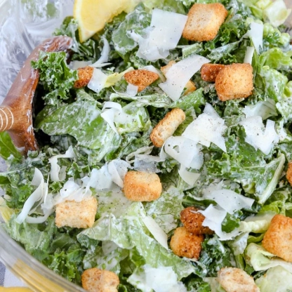 how many calories in a caesar salad