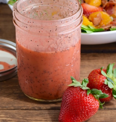 how to make strawberry poppyseed dressing