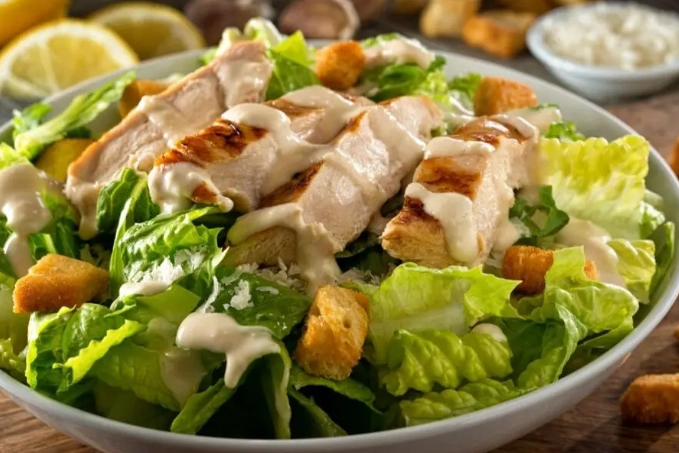 healthy caesar salad