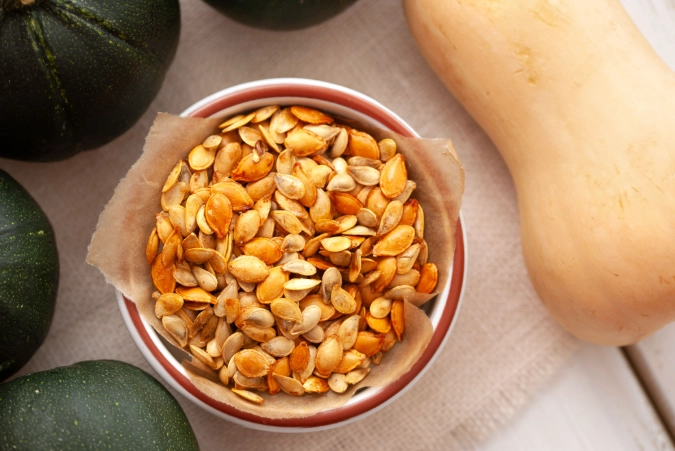 how to roast squash seeds