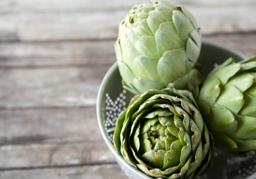 fresh artichokes