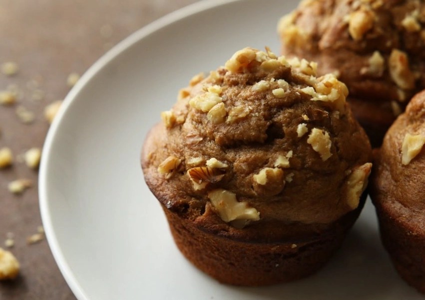 healthy banana nut muffin recipe