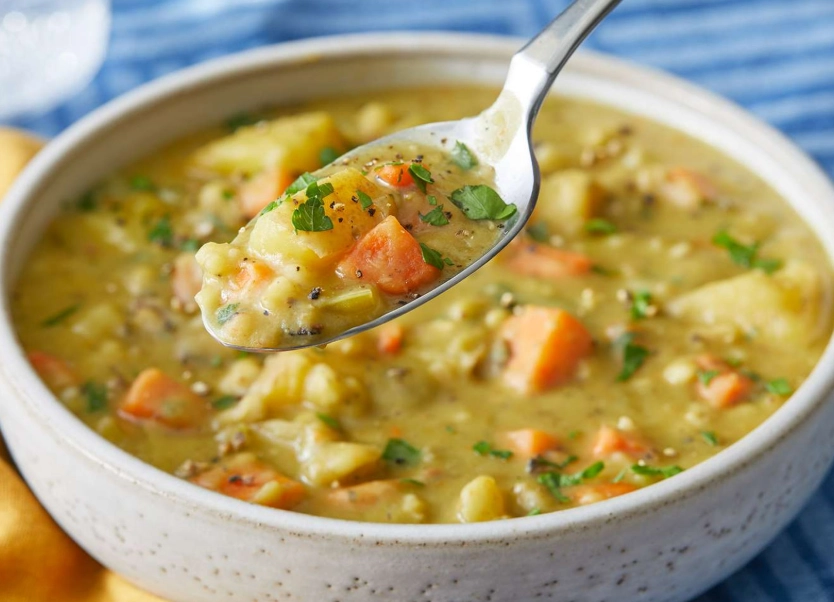 protein in split pea soup