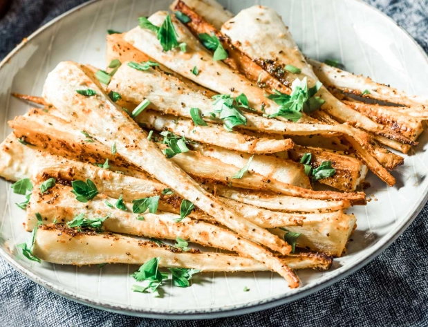 roasted parsnips