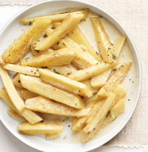 roasted parsnips