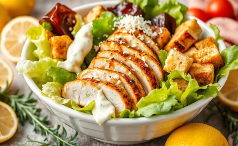 how many calories is in a caesar salad