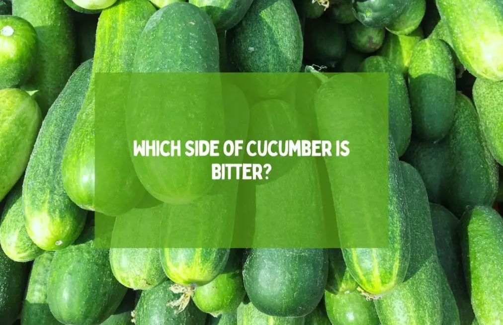 how to remove bitterness from cucumber
