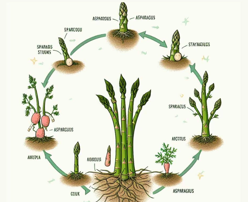 asparagus plant identification