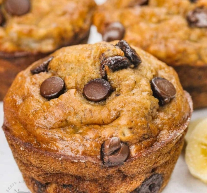low calorie banana muffins