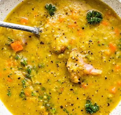 calories in split pea ham soup