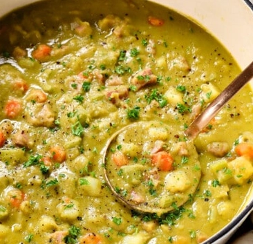 nutritional value of split pea soup