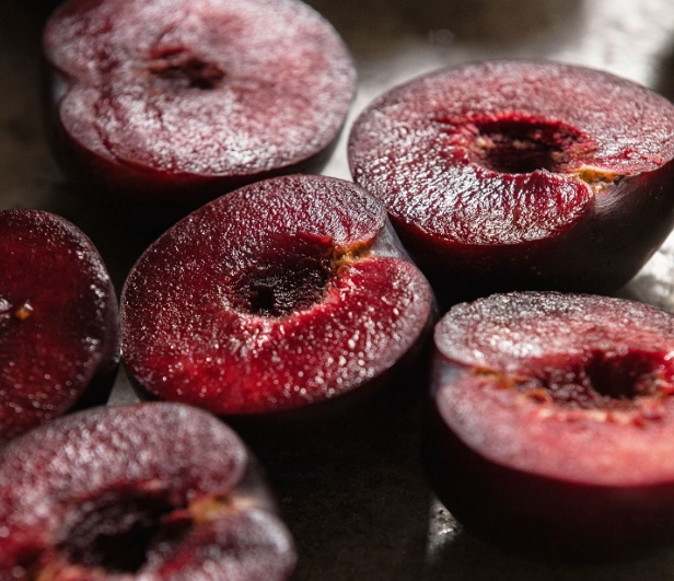 how to use plum red flesh