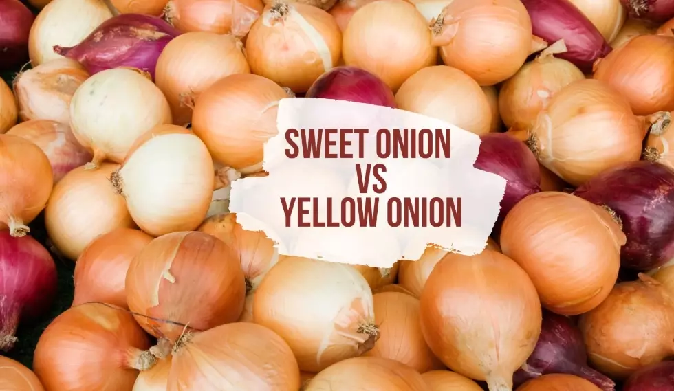 Sweet onion vs yellow onion
