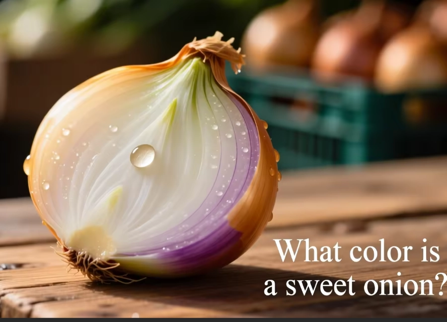 sweet onion color in food