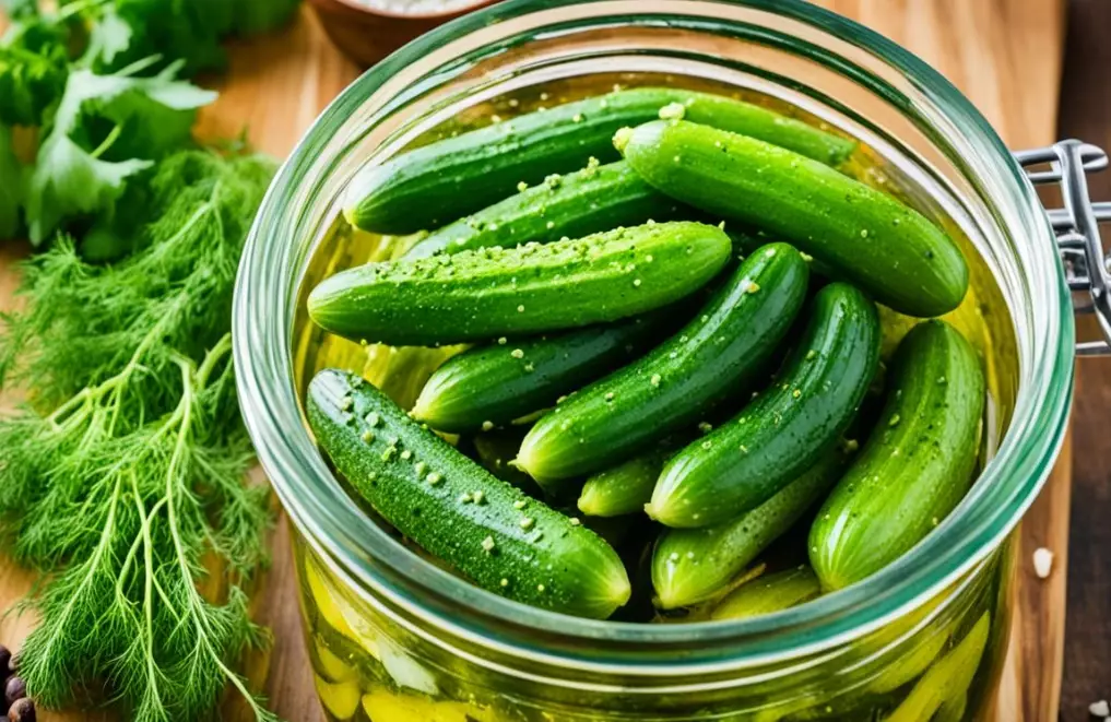 crisp pickled cucumbers crisp pickled cucumbers